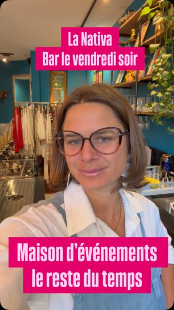 Bar le vendredi soir 🪩
Maison d’événements le reste du temps 🦄

Et voilà 🌈💕

Si tu veux organiser un évent, contacte moi au +41 78 253 03 23 

Des bisous 💋 
Laura