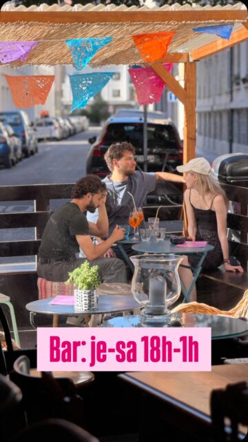 Nouveaux horaires d’été.
La Nativa est ouverte en tant que bar le jeudi, vendredi et samedi de 18h à 1h pour profiter de la terrasse ❤️🪩🦄

Come to say hi 🌸